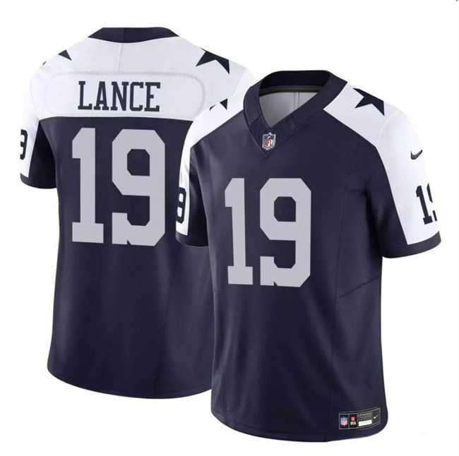 Men & Women & Youth Dallas Cowboys #19 Trey Lance Navy White 2023 F.U.S.E Vapor Untouchable Limited Stitched Jersey,We sell and wholesale Men & Women & Youth Dallas Cowboys #19 Trey Lance Navy White 2023 F.U.S.E Vapor Untouchable Limited Stitched Jersey on line form chian!